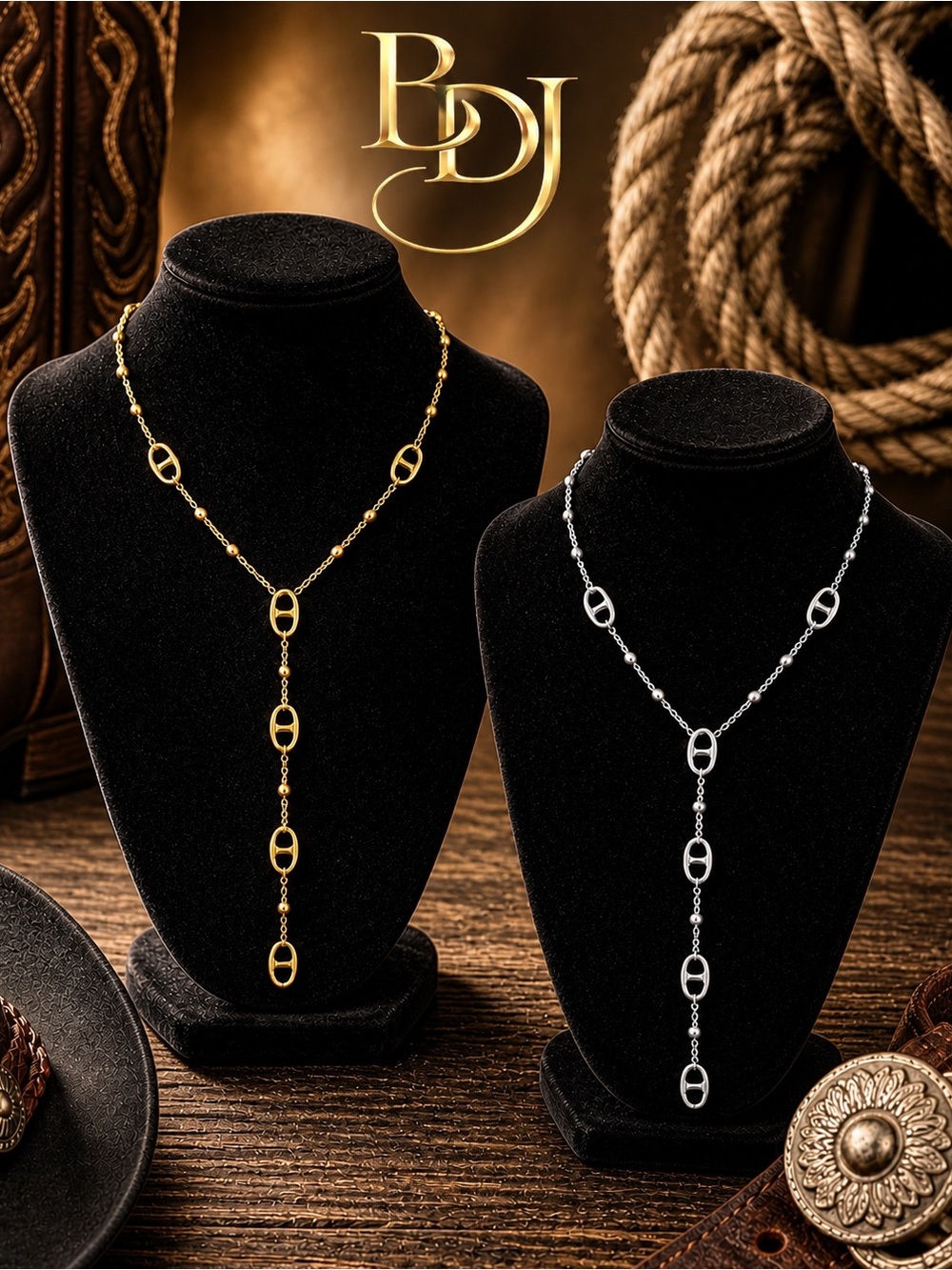 Chunky Cuban Chain Necklace | Gold Tone Statement Choker | Luxe Bold Glam Look - Picture 7 of 11